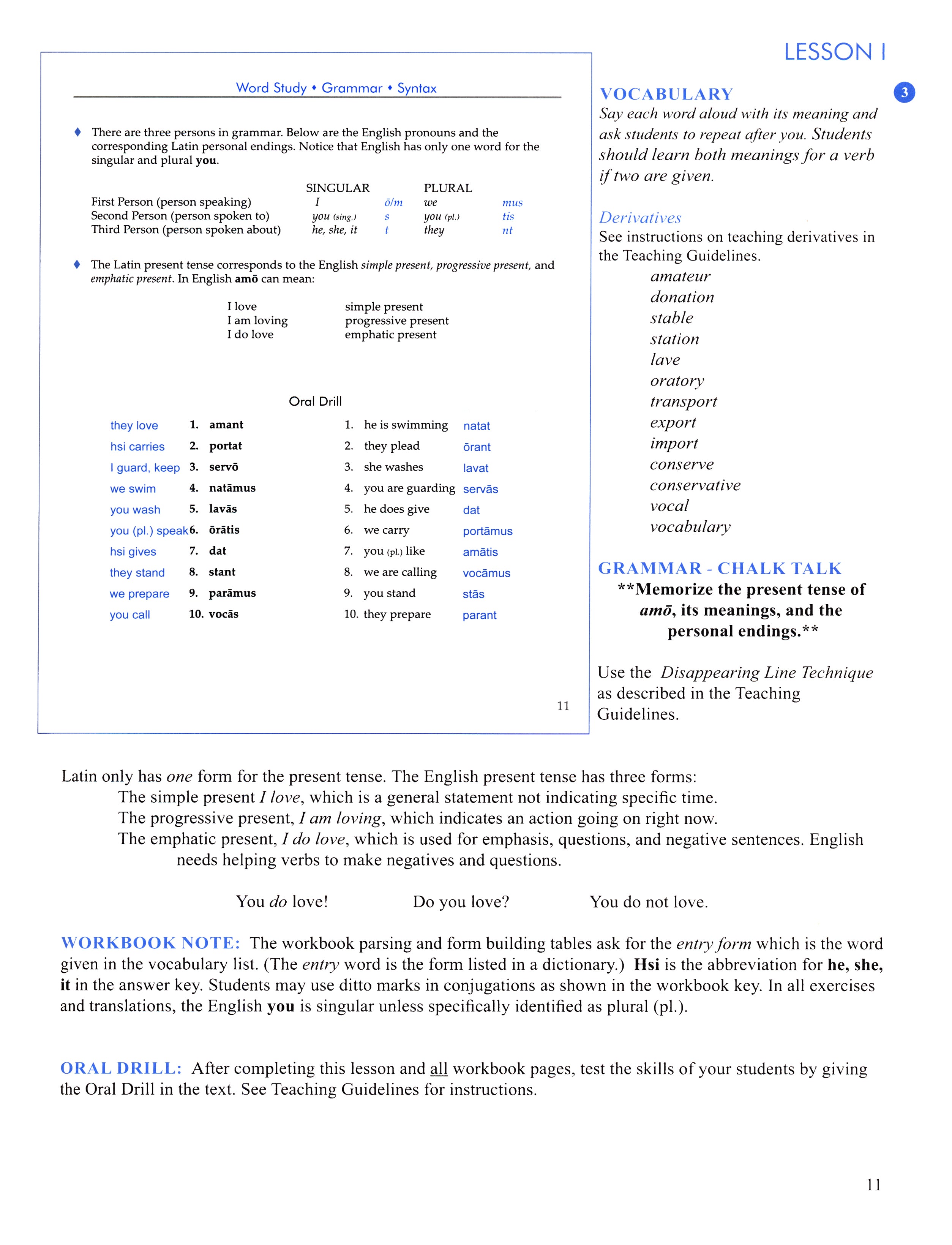 First Form Latin Teacher Manual (Charter Version)