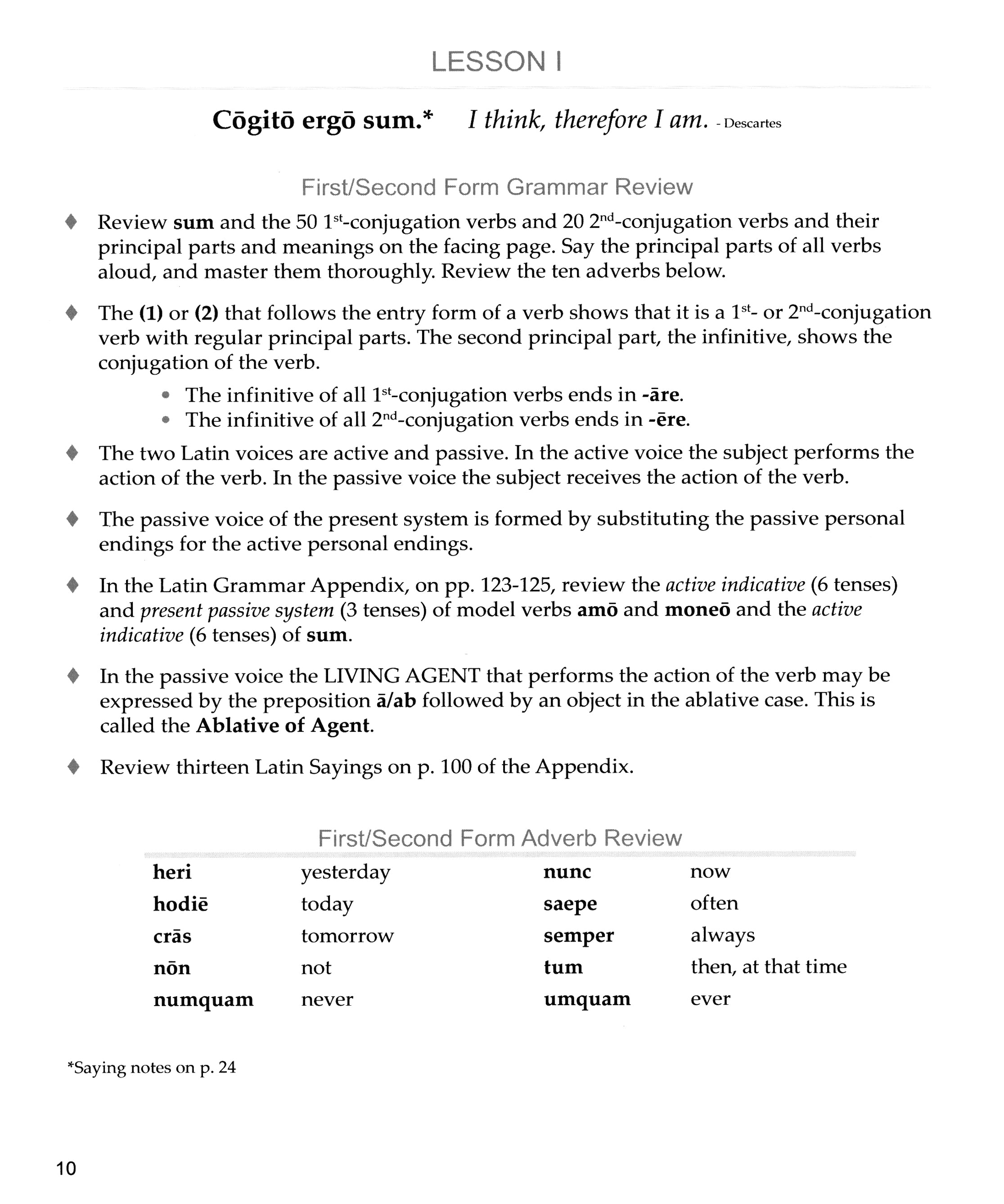 Third Form Latin Student Text (Charter Version)