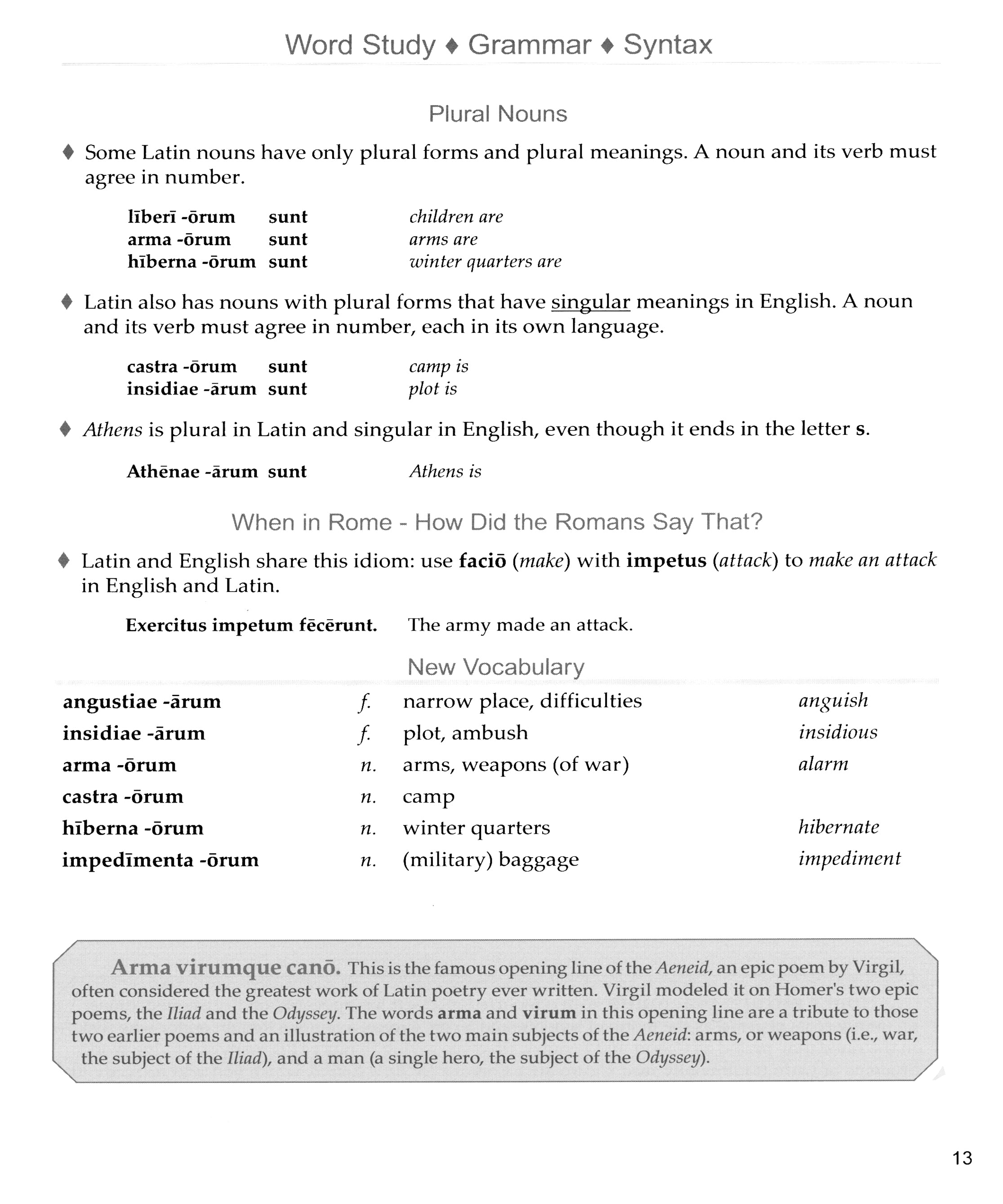 Fourth Form Latin Student Text (Charter Version)