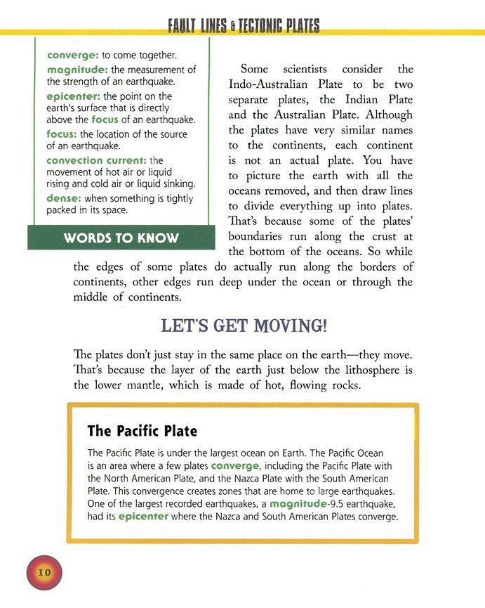 Fault Lines & Tectonic Plates