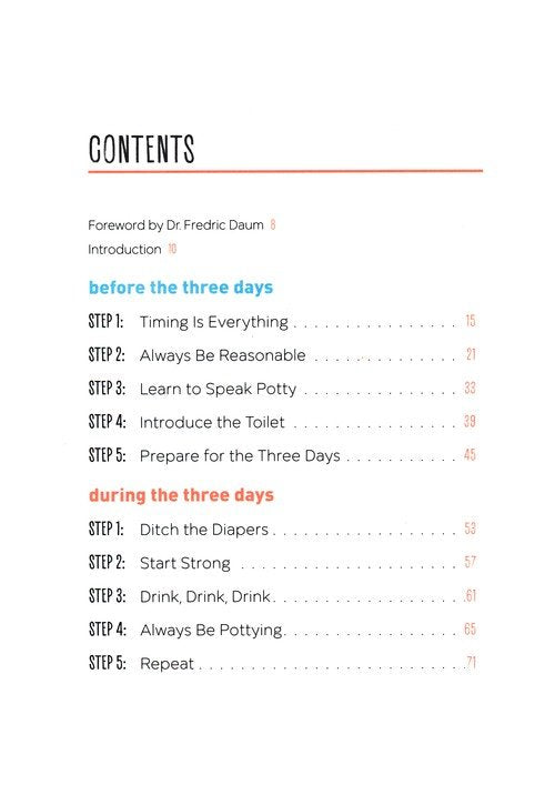 Potty Training in 3 Days: The Step-by-Step Plan for a Clean Break from Dirty Diapers