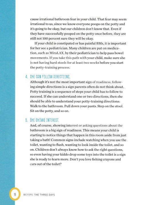 Potty Training in 3 Days: The Step-by-Step Plan for a Clean Break from Dirty Diapers