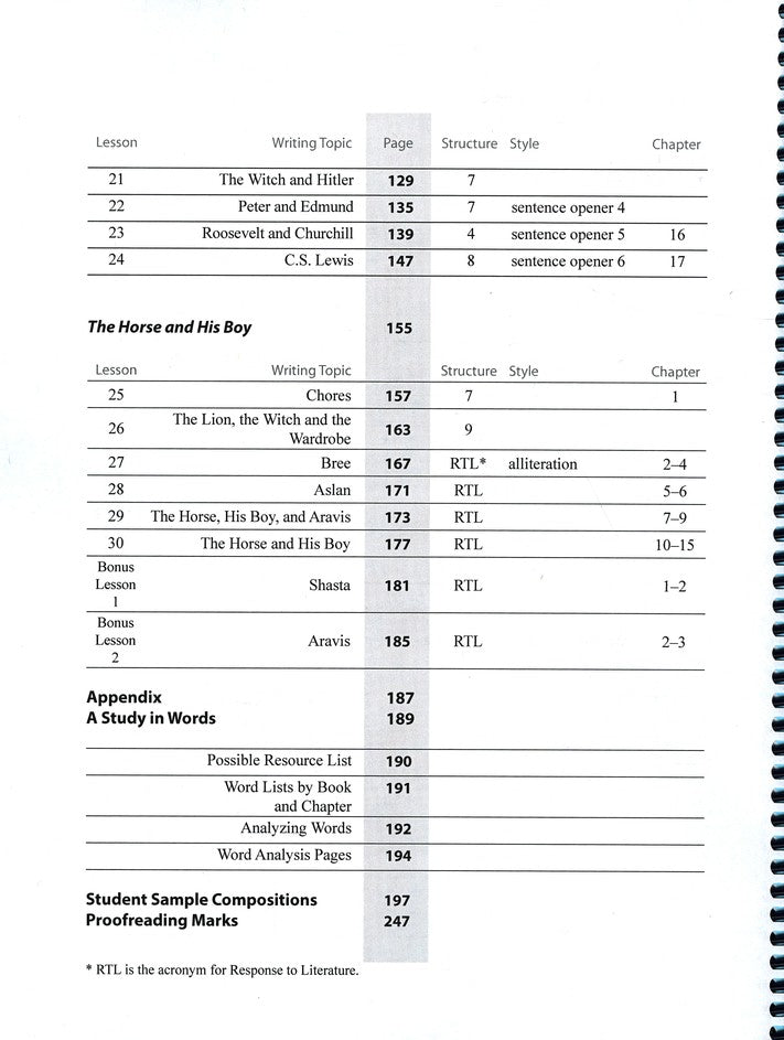 Following Narnia Volume 1: The Lion's Song Student Book (3rd  Edition)