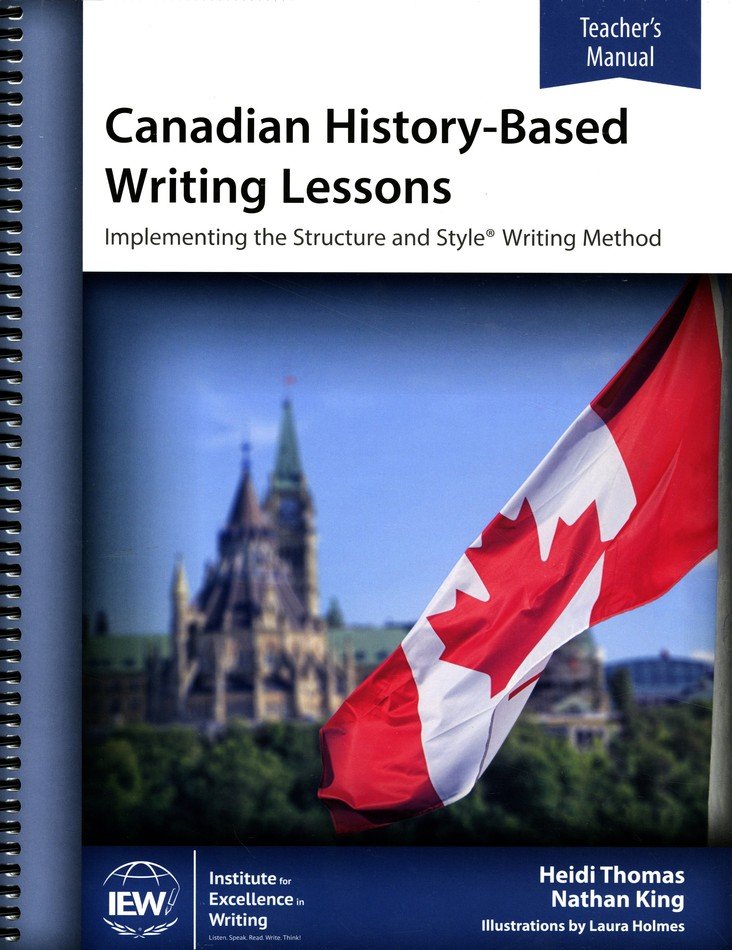 Canadian History-Based Writing Lessons (Teacher's Manual)