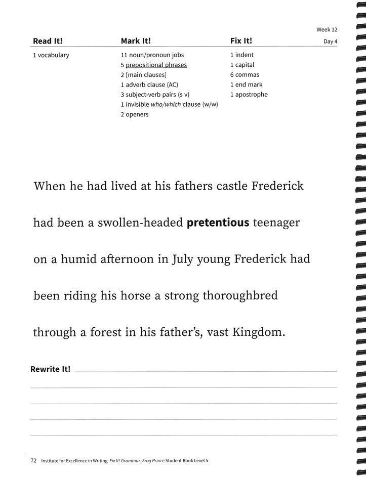 Fix It! Grammar: Frog Prince, Student Book Level 5 (New Edition)