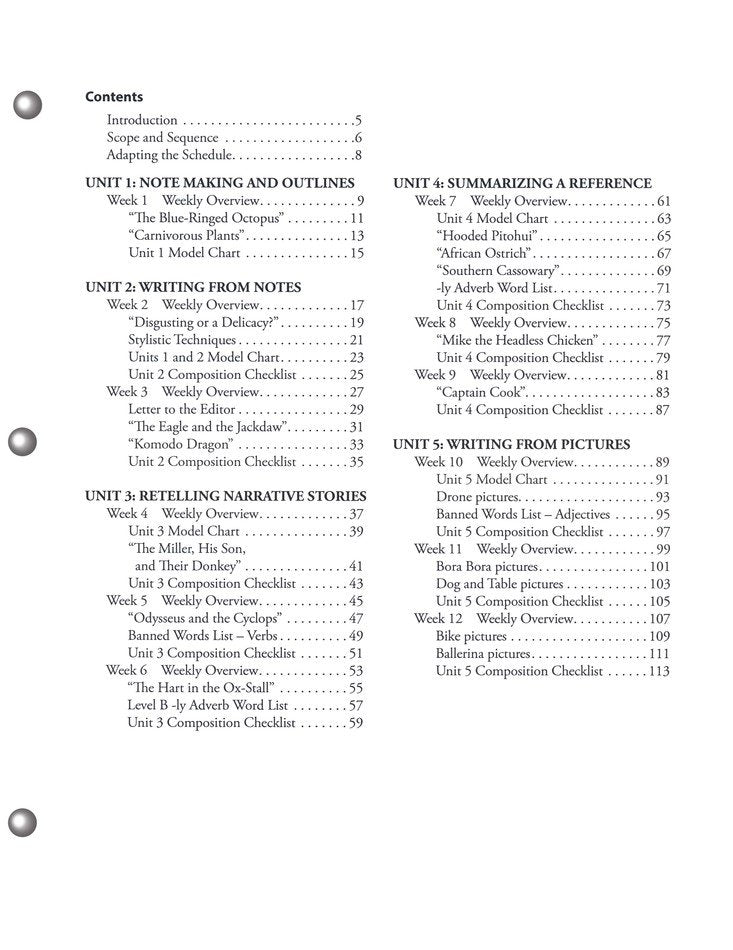 Structure And Style For Students: Year 1 Level B (Binder And Student P