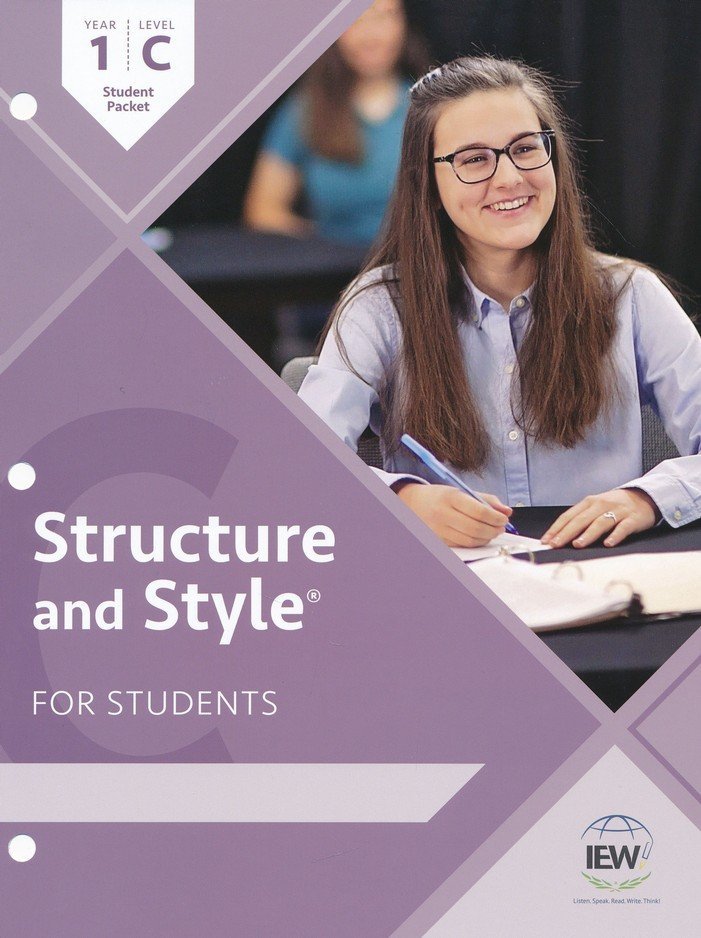 Structure and Style for Students: Year 1 Level C  Student Packet Only