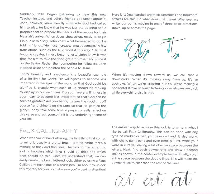 Hand Lettering for Faith: A Christian Workbook for Inspiring Lettered Art