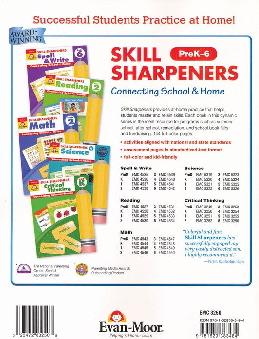 Skill Sharpeners: Critical Thinking, Grade K