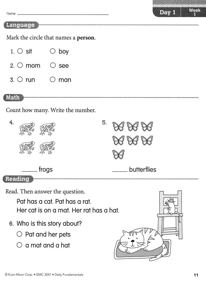 Daily Fundamentals, Grade 1