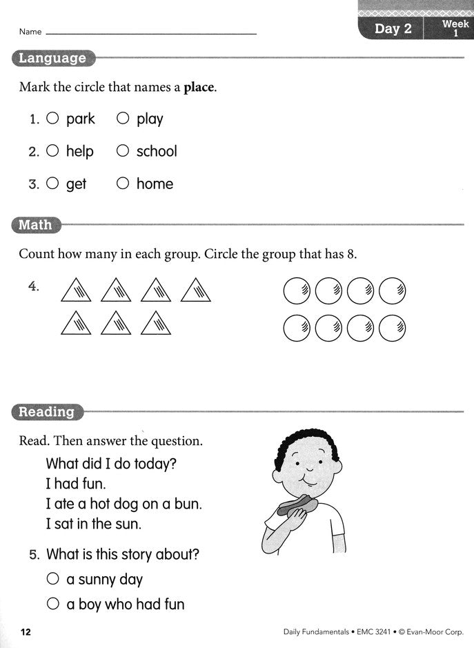 Daily Fundamentals, Grade 1