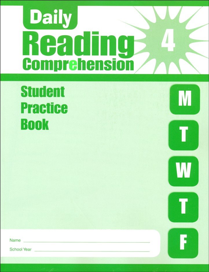 Daily Reading Comprehension, Grade 4 Student Workbook