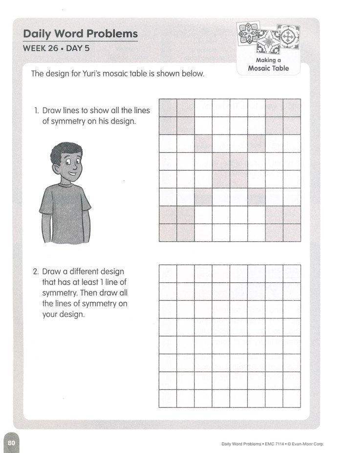 Daily Word Problems, Grade 4 Student Workbook