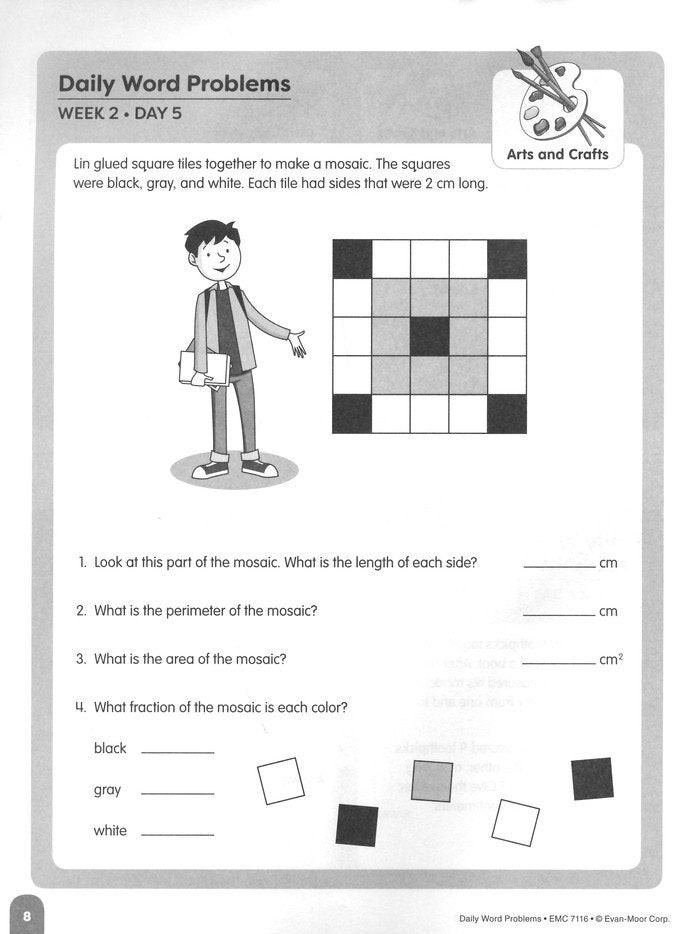 Daily Word Problems, Grade 6 Student Workbook