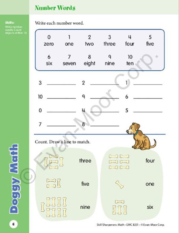 Skill Sharpeners Math, Grade 1 (2021 revised edition)