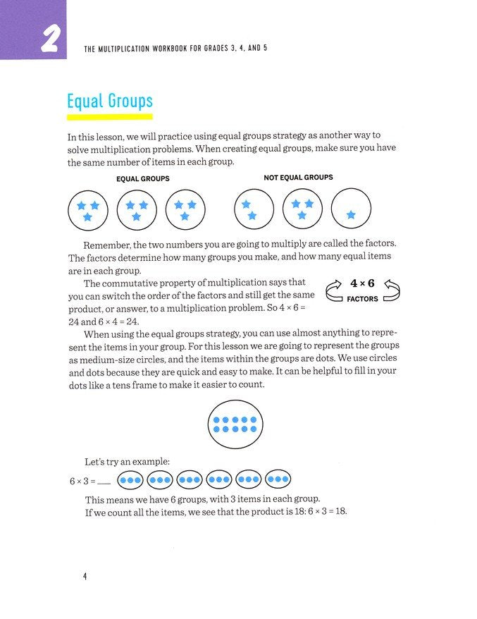 Multiplication Workbook for Grades 3, 4, and 5: 100+ Simple Exercises and Drills to Improve Multiplication