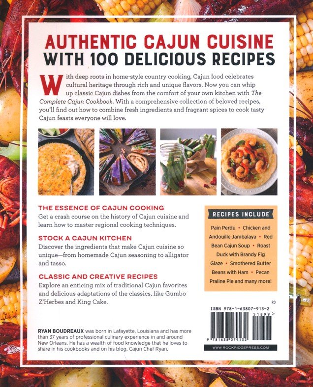 Complete Cajun Cookbook: 100 Home-Cooked Bayou Classics