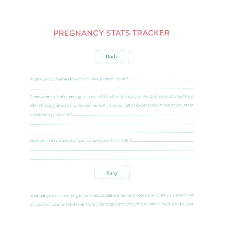 The First-Time Mom's Pregnancy Journal: Monthly Checklists, Activities, & Journal Prompts