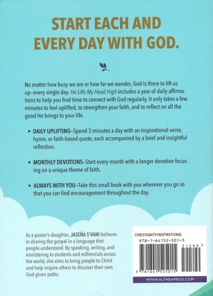 He Lifts My Head High: 3-Minute Daily Affirmations for Christians