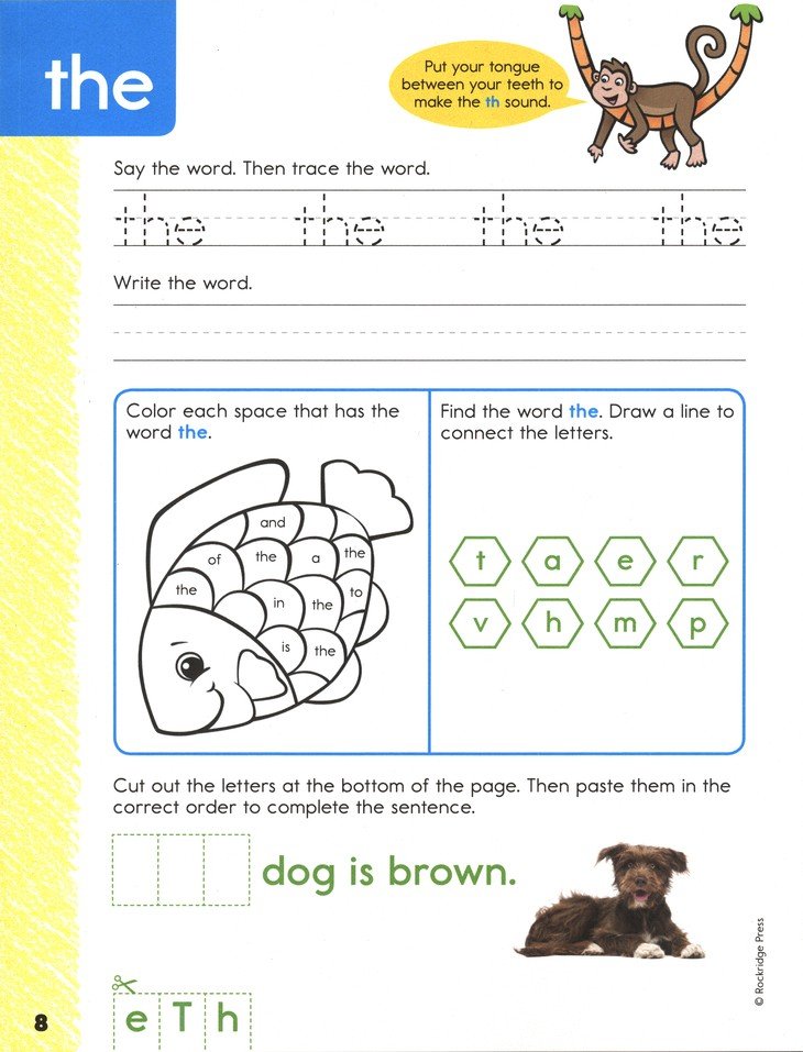 My Sight Words Workbook: 101 High-Frequency Words Plus Games & Activities!