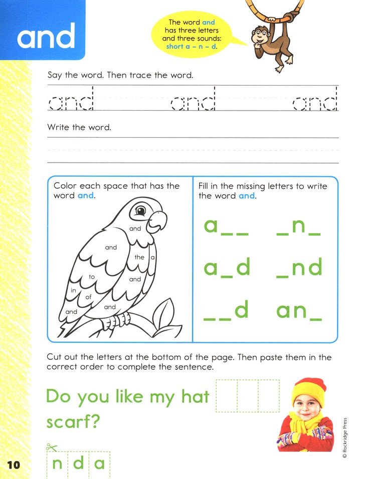 My Sight Words Workbook: 101 High-Frequency Words Plus Games & Activities!