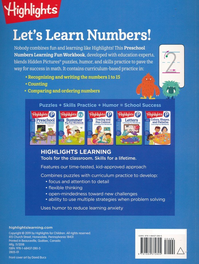 Highlights Preschool Learning Workbook Pack