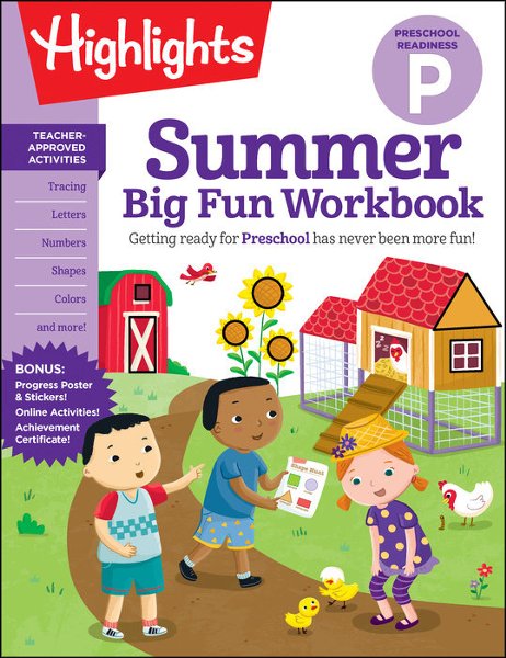 Summer Big Fun Workbook Preschool Readiness