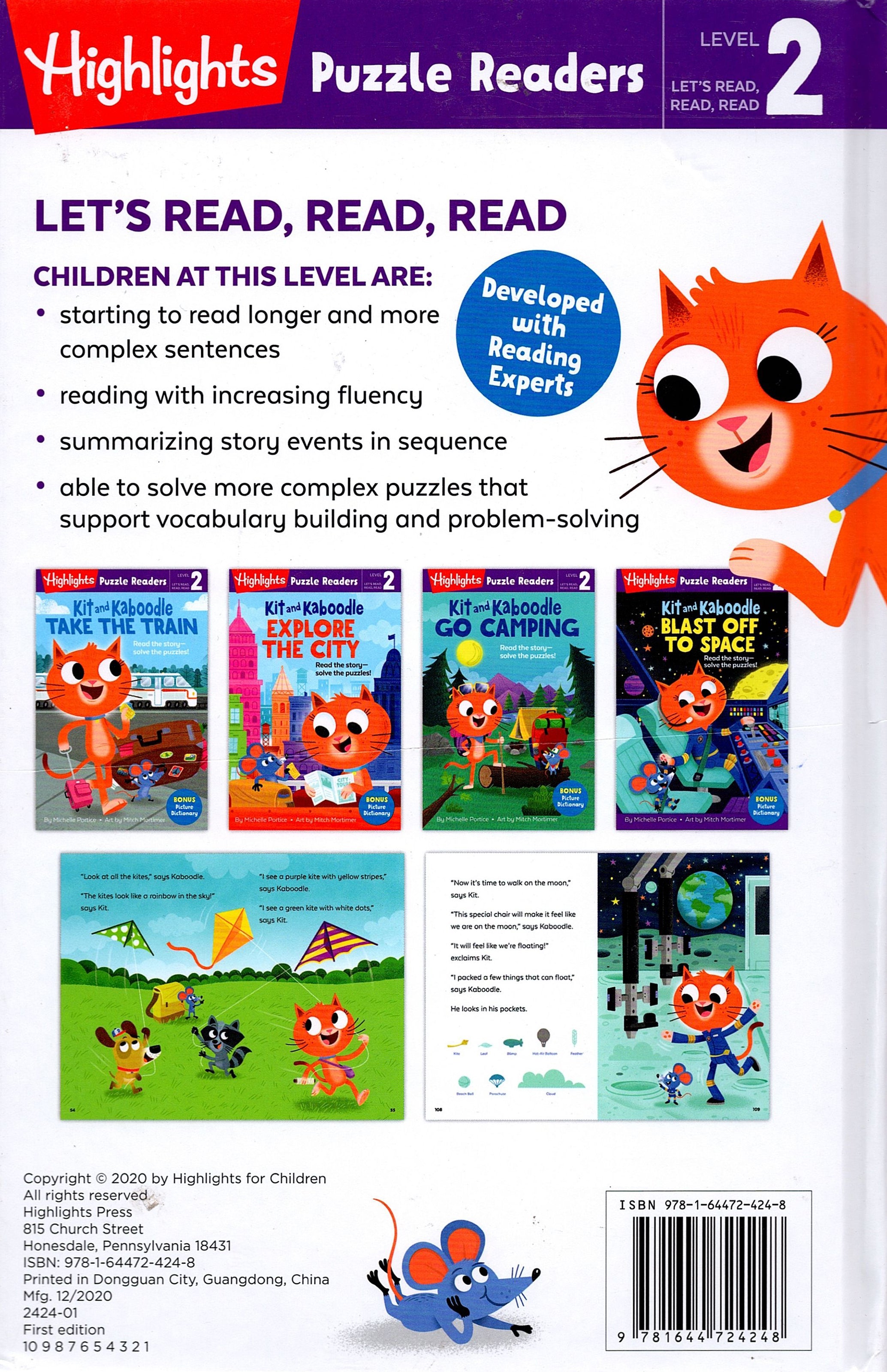 Highlights Puzzle Readers Level 2 Kit & Kaboodle