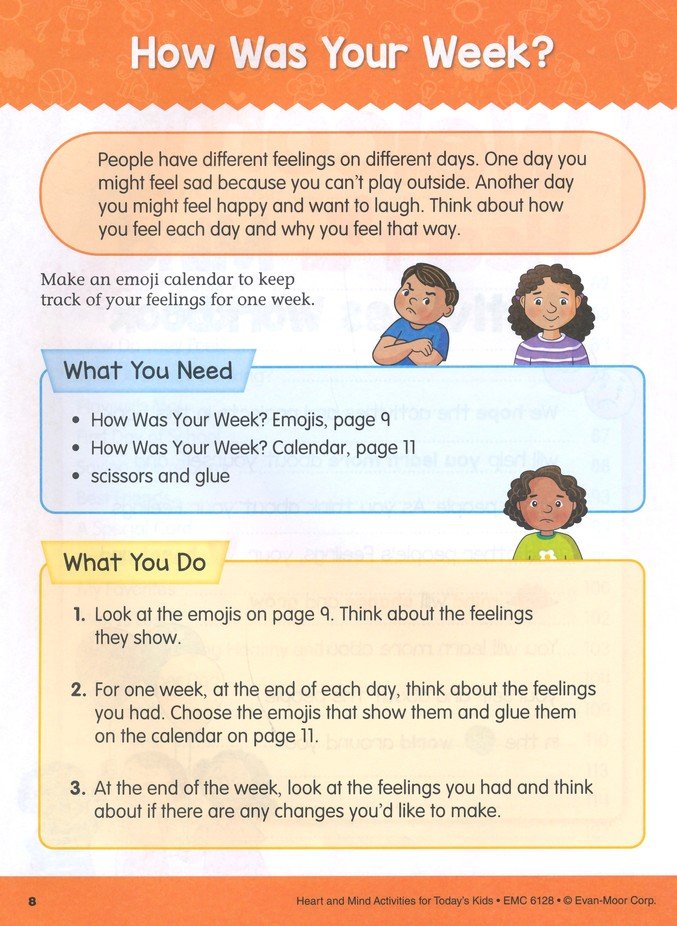 Heart and Mind Activities for Today's Kids, Ages 6 & 7