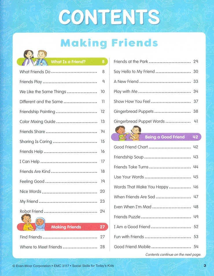 Social Skills Activities for Today's Kids, Ages 4-5