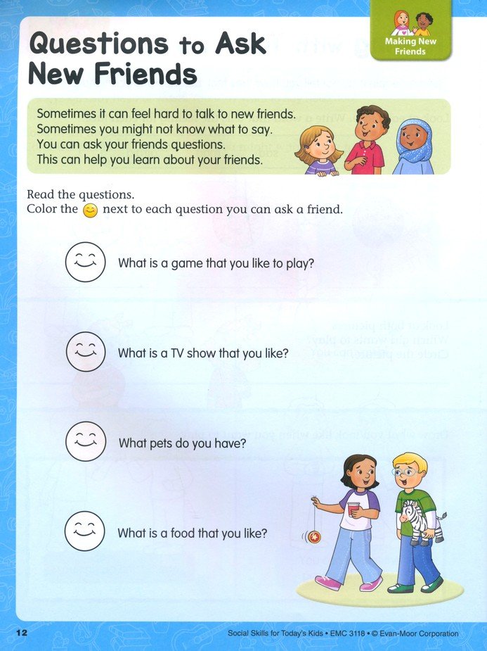 Social Skills Activities for Today's Kids, Ages 6-7