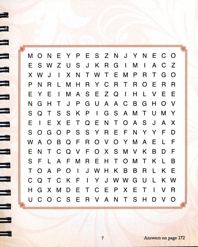 Brain Games Jane Austen Word Search 2 Puzzle