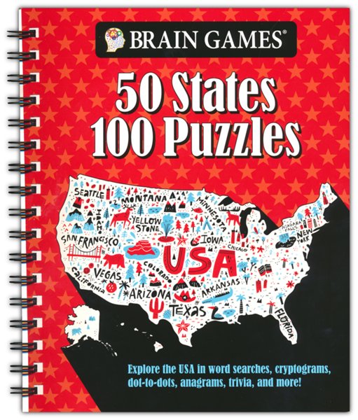 Brain Games 50 States 100 Puzzles