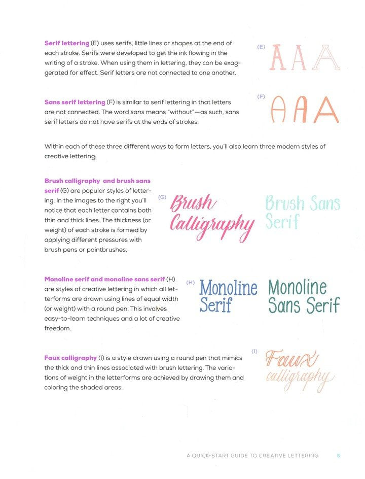 Easy Creative Lettering: A Step-by-Step Guide to Lettering, Flourishing, and More