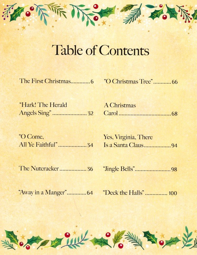 A Treasury of Christmas Stories & Songs