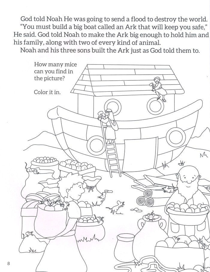 Bible Story & Activity Book for Kids