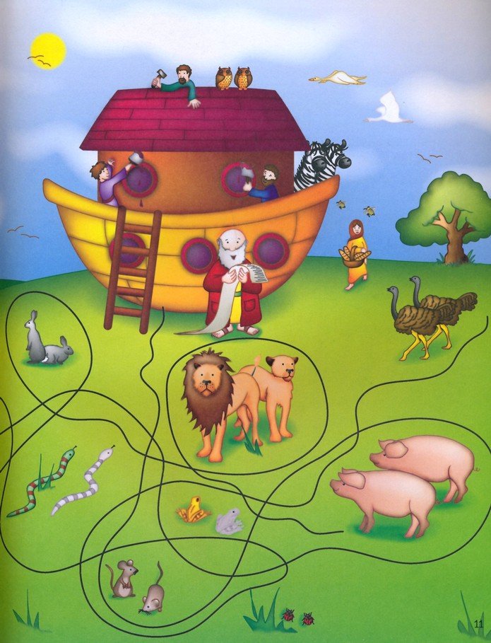 Bible Story & Activity Book for Kids