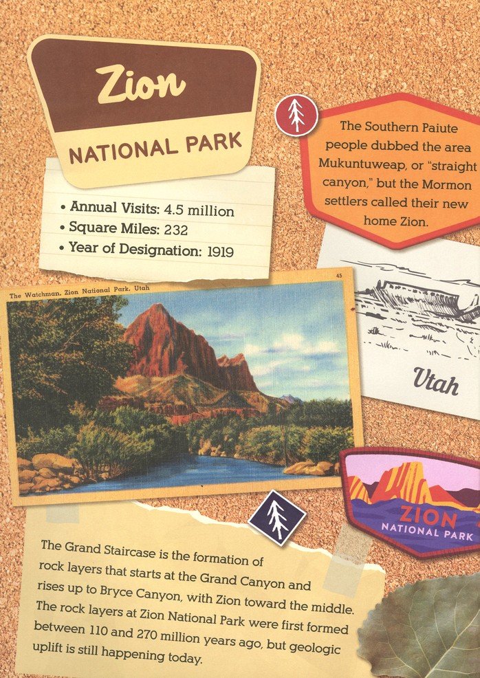 National Parks: Sticker by Number