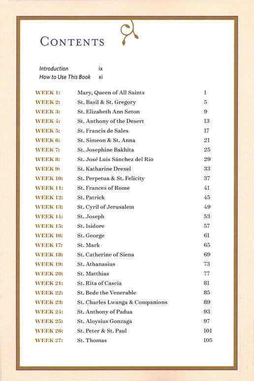 Daily Lessons from the Saints: 52 Weeks of Inspiration and Encouragement