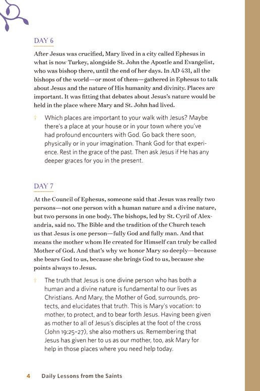 Daily Lessons from the Saints: 52 Weeks of Inspiration and Encouragement
