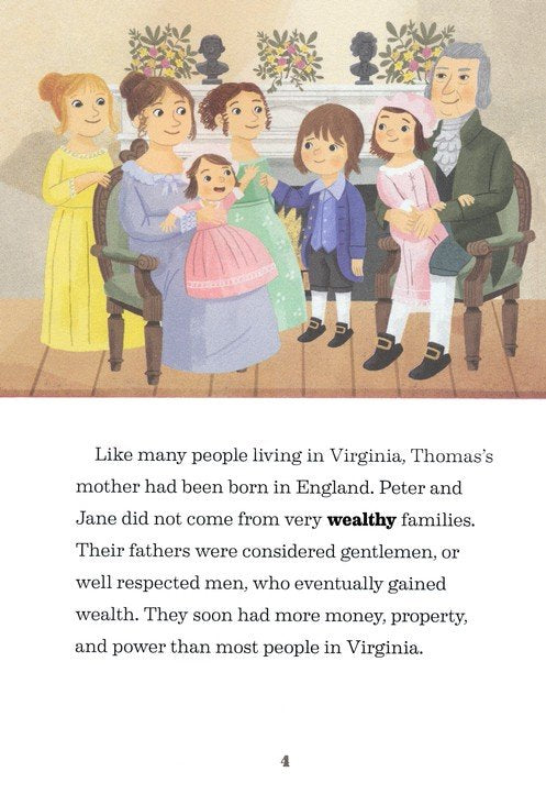 The Story of Thomas Jefferson: A Biography Book for New Readers