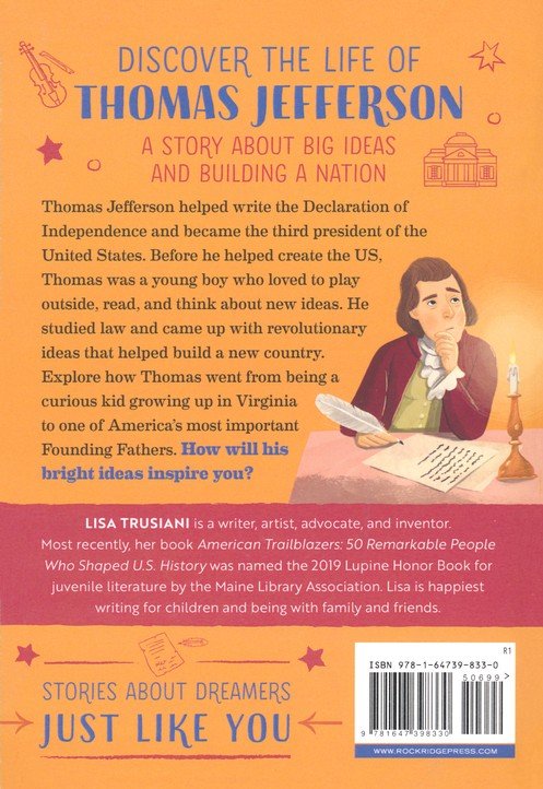 The Story of Thomas Jefferson: A Biography Book for New Readers