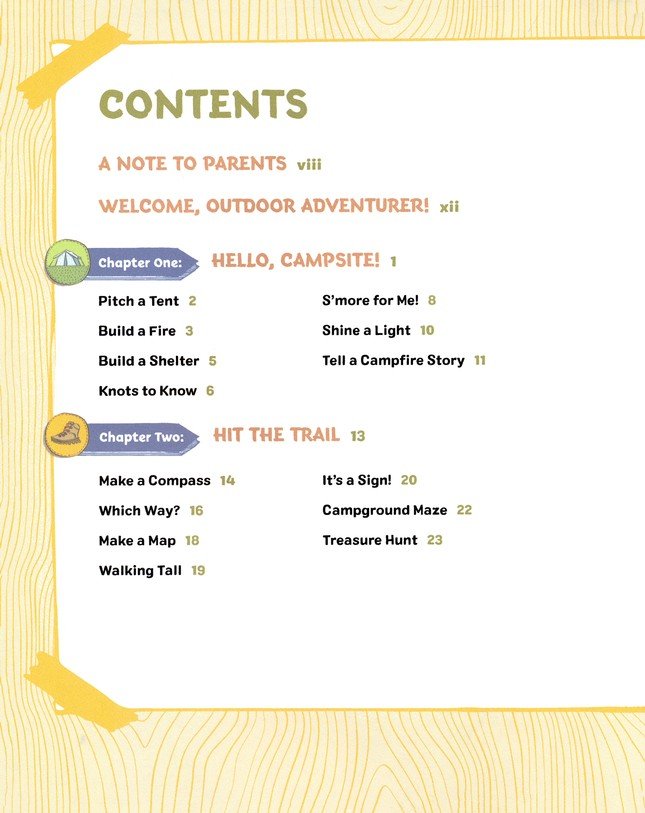 Camping Activity Book for Kids: 35 Fun Projects for Your Next Outdoor Adventure