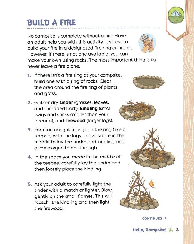 Camping Activity Book for Kids: 35 Fun Projects for Your Next Outdoor Adventure