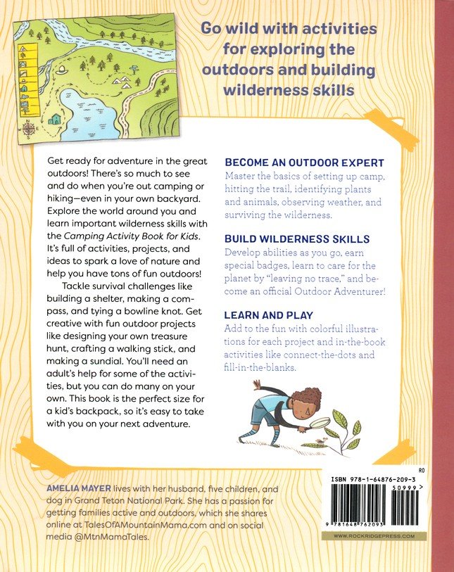 Camping Activity Book for Kids: 35 Fun Projects for Your Next Outdoor Adventure