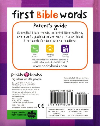 First 100: First 100 Bible Words Padded