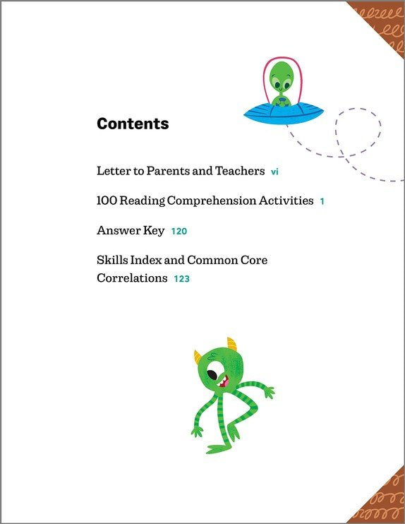 The Big Book of Reading Comprehension Activities, Grade K: 100 Activities for After-School and Summer Reading Fun