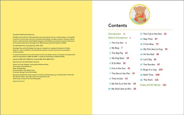 Learn to Read: CVC Words Storybook--20 Simple Stories & Activities for Beginner Readers