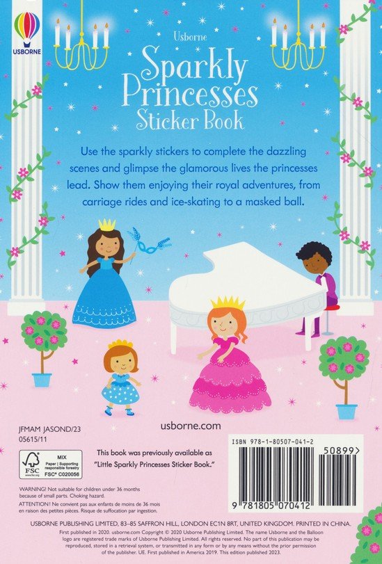 Sparkly Princesses Sticker Book