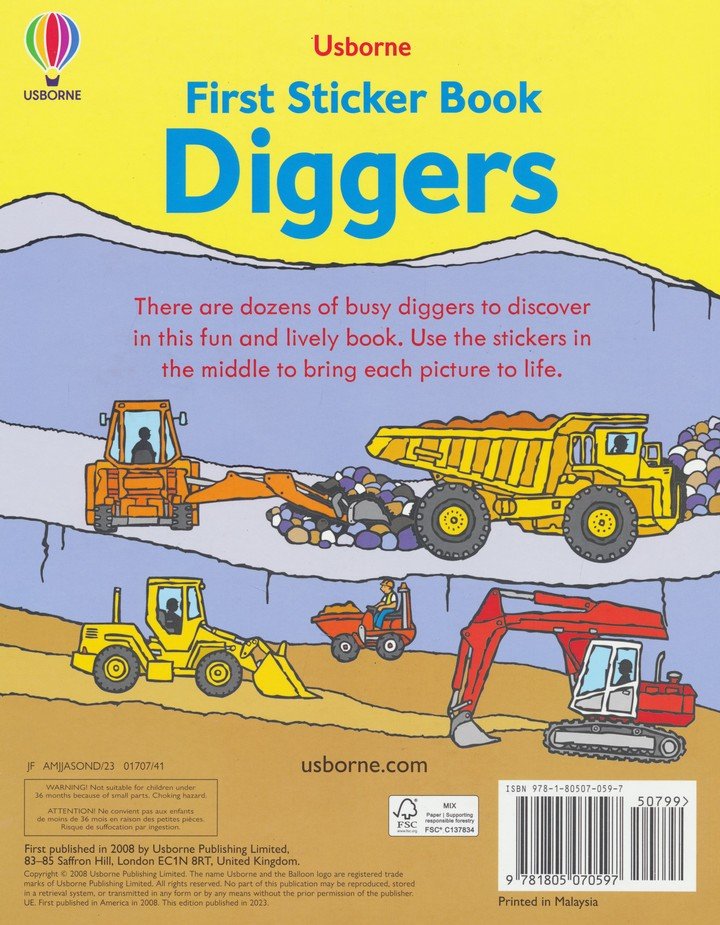 First Sticker Book Diggers